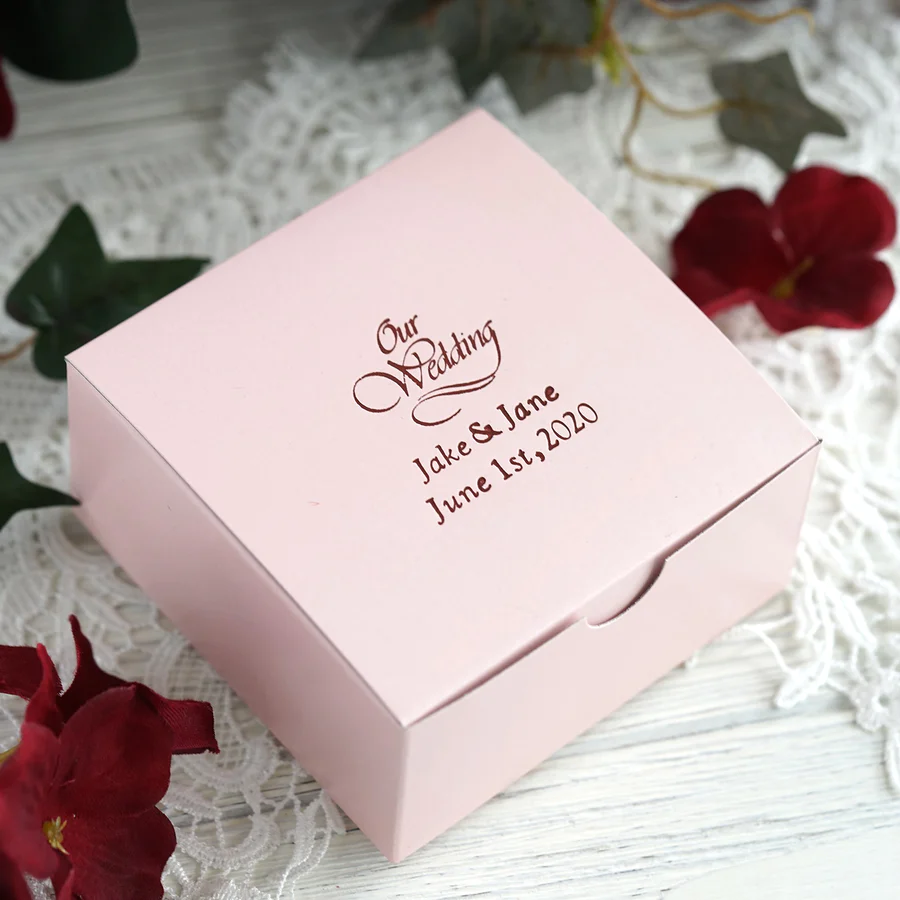 pink cake box