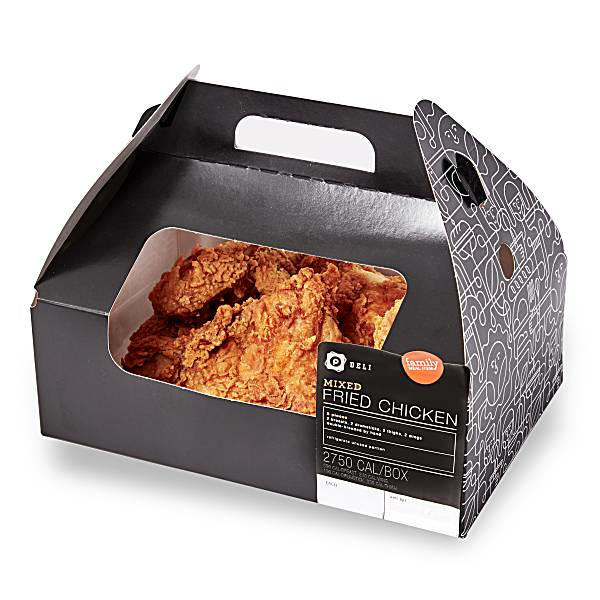 fried chicken box with window