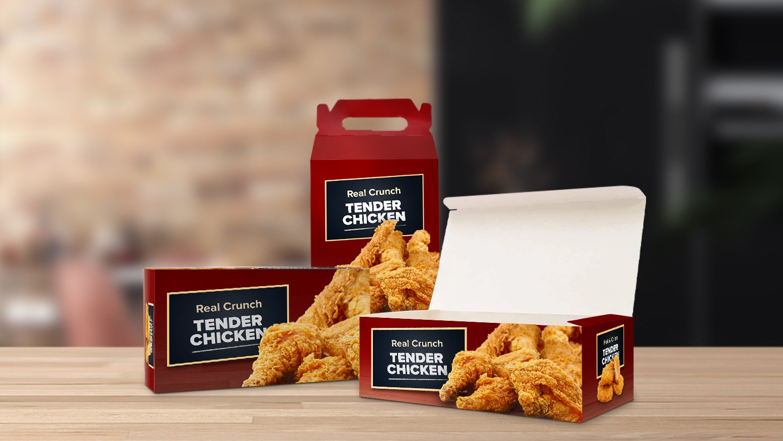 fried chicken packaging