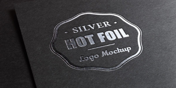 silver hot foil